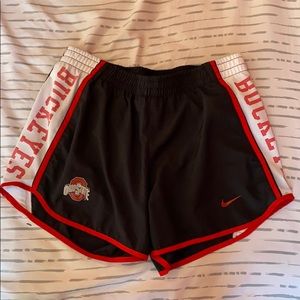 Nike Dri-Fit Ohio State Buckeyes shorts.